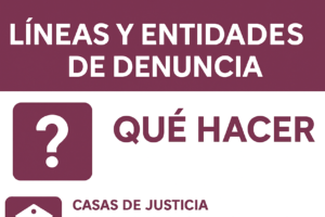 Líneas y entidades denuncia – portada